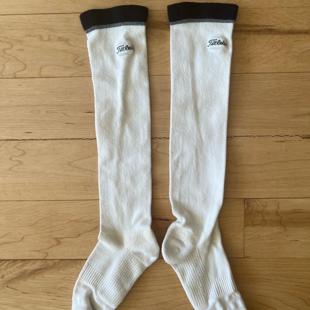 Titleist Black and White Athletic Socks